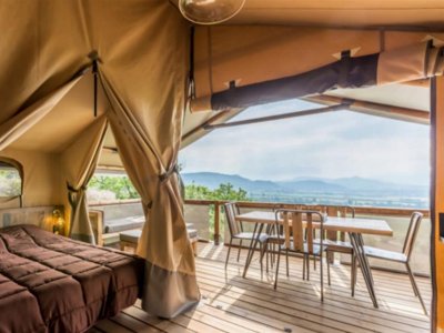 Cliquez pour découvrir toutes les photos de l'HÉBERGEMENT ! bungalow toilé - De La Plage photo 5