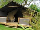 tente en toile et bois - camping De La Plage photo 2