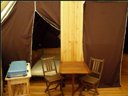 tente en toile et bois - camping De Rhuys - Paradis photo 4