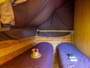 Cliquez pour découvrir toutes les photos de l'HÉBERGEMENT ! tente en toile et bois - camping Les Ballastières - Vosges Du Sud photo 8