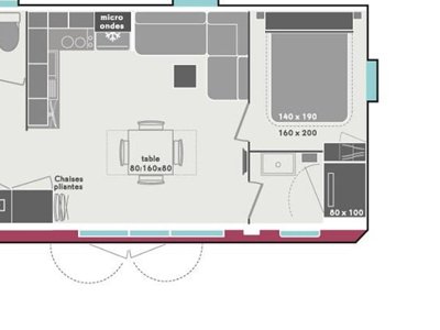 Cliquez pour découvrir toutes les photos de l'HÉBERGEMENT ! mobil-home - De La Plage photo 7