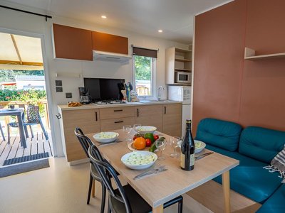 Cliquez pour découvrir toutes les photos de l'HÉBERGEMENT ! mobil-home - Les Castors photo 9
