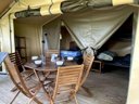 Cliquez pour découvrir toutes les photos de l'HÉBERGEMENT ! tente en toile et bois - camping La Plage photo 4