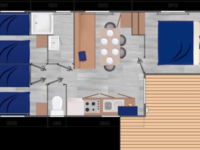 Cliquez pour découvrir toutes les photos de l'HÉBERGEMENT ! mobil-home - De Locouarn photo 6
