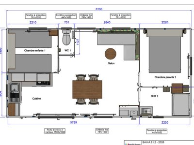 Cliquez pour découvrir toutes les photos de l'HÉBERGEMENT ! mobil-home - Du Vieux Verger Ty Noul photo 4