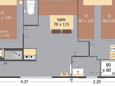 mobil-home - Les Hortensias photo 4