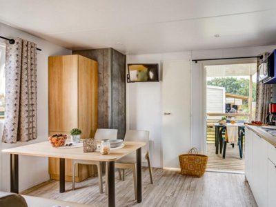 Cliquez pour découvrir toutes les photos de l'HÉBERGEMENT ! mobil-home - Le Cabellou Plage photo 2