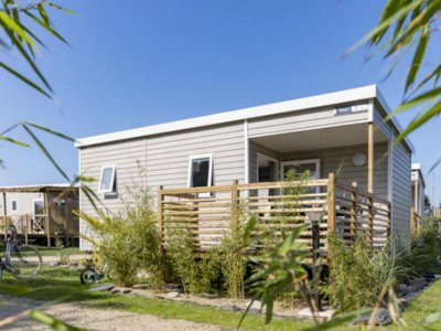 Cliquez pour découvrir toutes les photos de l'HÉBERGEMENT ! mobil-home - Le Cabellou Plage photo 4