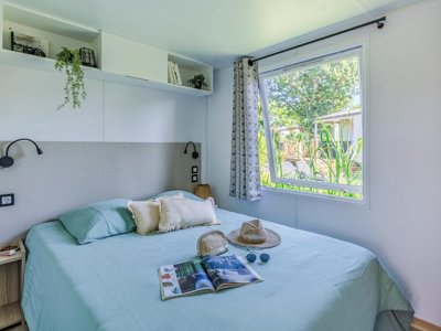 Cliquez pour découvrir toutes les photos de l'HÉBERGEMENT ! mobil-home - Le Cabellou Plage photo 4