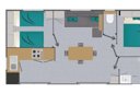 Cliquez pour découvrir toutes les photos de l'HÉBERGEMENT ! mobil-home - camping Le Cabellou Plage photo 7