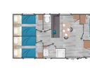 Cliquez pour découvrir toutes les photos de l'HÉBERGEMENT ! mobil-home - camping Le Cabellou Plage photo 4