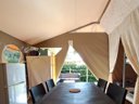 tente en toile et bois - camping Le Kervastard photo 3