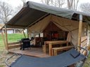 Cliquez pour découvrir toutes les photos de l'HÉBERGEMENT ! tente - camping L'isle Aux Moulins photo 4