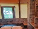 tente en toile et bois - camping L'isle Aux Moulins photo 4