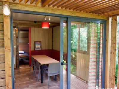 Cliquez pour découvrir toutes les photos de l'HÉBERGEMENT ! chalet - L'etang D'aleth photo 2