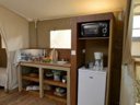 tente en toile et bois - camping Les Rives Du Lac photo 3