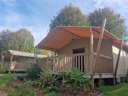 tente en toile et bois - camping Les Rives Du Lac photo 8