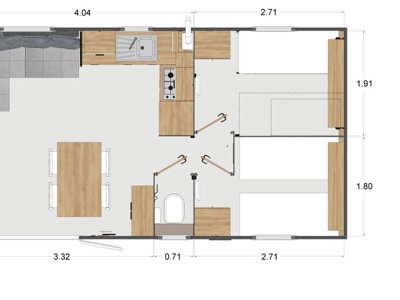 Cliquez pour découvrir toutes les photos de l'HÉBERGEMENT ! mobil-home - Domaine Les Peupliers photo 3