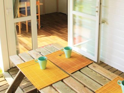 Cliquez pour découvrir toutes les photos de l'HÉBERGEMENT ! mobil-home - La Riviere D'Argent photo 2