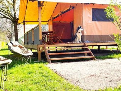 tente en toile et bois - Des Lacs photo 3