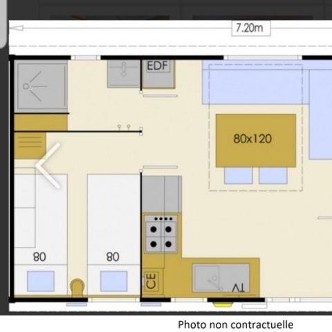 Cliquez pour découvrir toutes les photos de l'HÉBERGEMENT ! mobilhome - Du Loc'Han photo 2