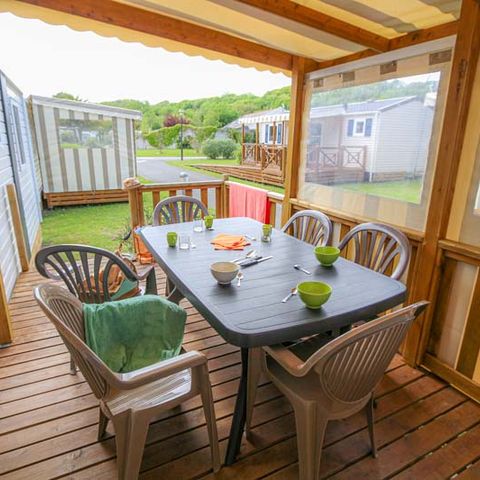 Cliquez pour découvrir toutes les photos de l'HÉBERGEMENT ! mobil-home - Mirabel Les Mielles photo 2