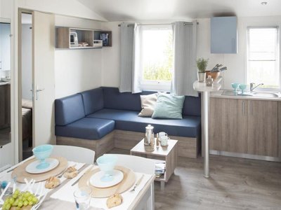 Cliquez pour découvrir toutes les photos de l'HÉBERGEMENT ! mobil-home - La Touesse Camping photo 2