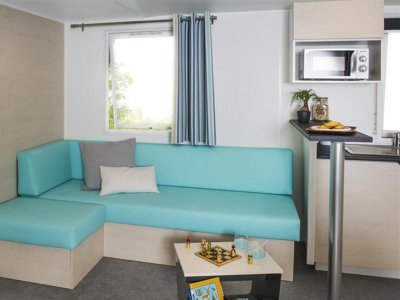 Cliquez pour découvrir toutes les photos de l'HÉBERGEMENT ! mobil-home - La Touesse Camping photo 3