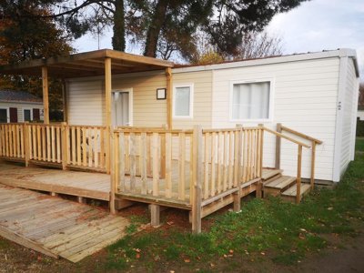 Cliquez pour découvrir toutes les photos de l'HÉBERGEMENT ! mobil-home - La Touesse Camping photo 2