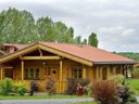 Cliquez pour découvrir toutes les photos de l'HÉBERGEMENT ! chalet - camping La Tour Du Stock photo 2