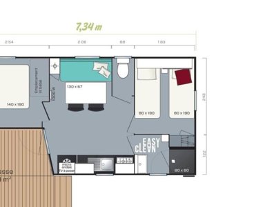 Cliquez pour découvrir toutes les photos de l'HÉBERGEMENT ! mobil-home - Armor Loisirs photo 5