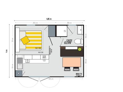 Cliquez pour découvrir toutes les photos de l'HÉBERGEMENT ! mobil-home - Armor Loisirs photo 8