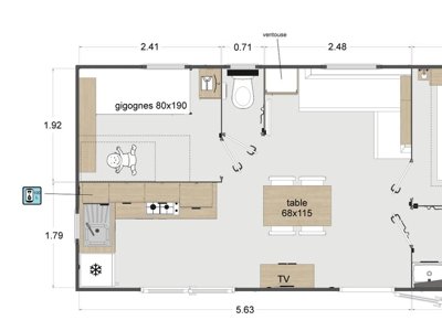 mobil-home - Les Hauts De Port Blanc photo 5