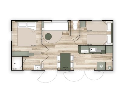 mobil-home - Les Hauts De Port Blanc photo 6