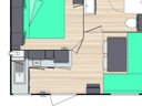 Cliquez pour découvrir toutes les photos de l'HÉBERGEMENT ! mobil-home - camping Flower Le Mat photo 2