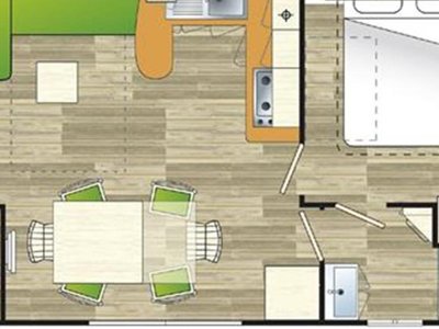 Cliquez pour découvrir toutes les photos de l'HÉBERGEMENT ! mobil-home - De La Forêt Jumièges photo 3