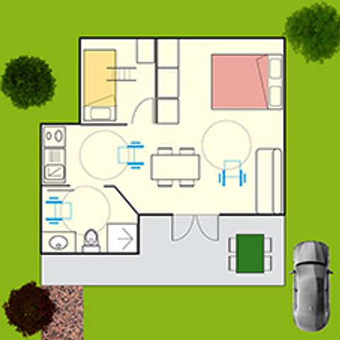 Cliquez pour découvrir toutes les photos de l'HÉBERGEMENT ! chalet - Paradis Les Boucaniers photo 2