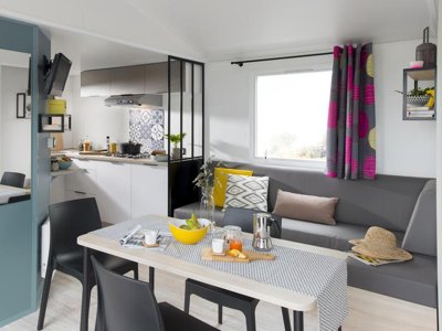 Cliquez pour découvrir toutes les photos de l'HÉBERGEMENT ! mobil-home - Flower Les Aubepines photo 7