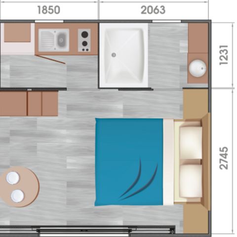 Cliquez pour découvrir toutes les photos de l'HÉBERGEMENT ! mobilhome - Flower Les Aubepines photo 3