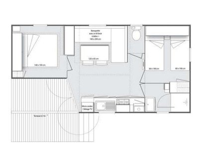 Cliquez pour découvrir toutes les photos de l'HÉBERGEMENT ! mobil-home - Flower Les Aubepines photo 6