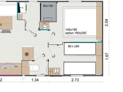 Cliquez pour découvrir toutes les photos de l'HÉBERGEMENT ! mobil-home - Domaine De Kerelly photo 5