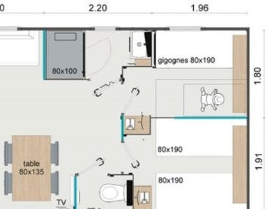 Cliquez pour découvrir toutes les photos de l'HÉBERGEMENT ! mobil-home - Les Rives Du Lac Cantalès photo 3