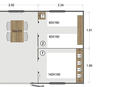 Cliquez pour découvrir toutes les photos de l'HÉBERGEMENT ! mobil-home - Les Rives Du Lac Cantalès photo 2