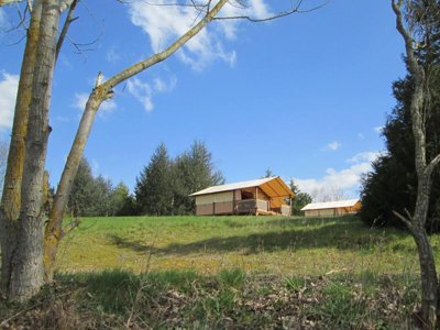 tente en toile et bois - D'Arpheuilles photo 2