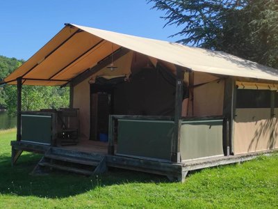 tente en toile et bois - D'Arpheuilles photo 7