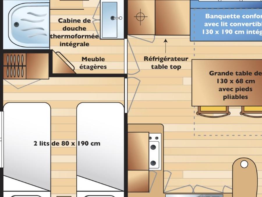 mobil-home - L'Ile Verte photo 2