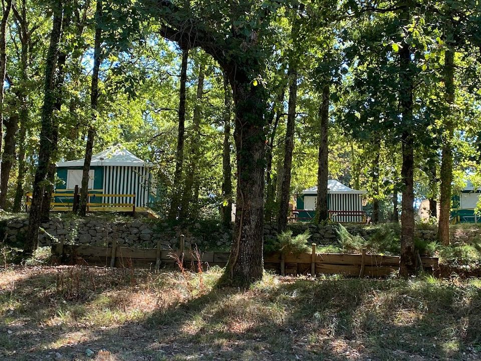 bungalow toilé - camping Le Faucon D'Or photo 2