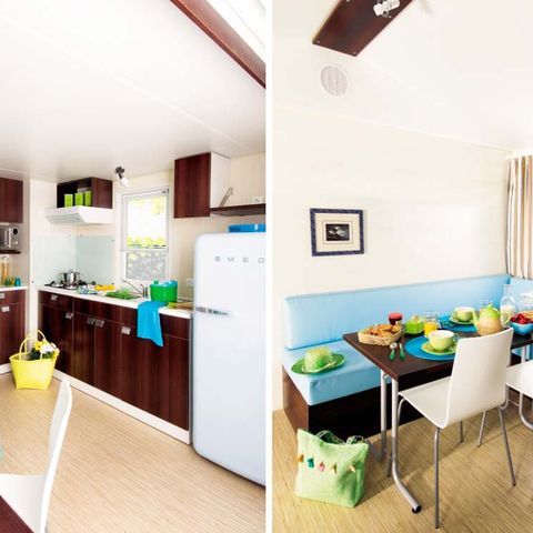 Cliquez pour découvrir toutes les photos de l'HÉBERGEMENT ! mobilhome - De La Base Nautique photo 4