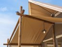 Cliquez pour découvrir toutes les photos de l'HÉBERGEMENT ! tente en toile et bois - camping U Pinarellu photo 2
