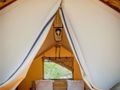 Cliquez pour découvrir toutes les photos de l'HÉBERGEMENT ! tente toile et bois - établissement L'Orangeraie - Paradis photo 5